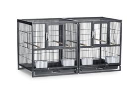 Produtos para animais de estimação Breeder Cage Prevue Hampton Deluxe F075 Black Produtos para animais de estimação Breeder Cage Prevue Hampton Deluxe F075 Black
