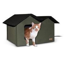 Produtos para animais de estimação Cat House K&H aquecidos ao ar livre em tamanho extra largo Produtos para animais de estimação Cat House K&H aquecidos ao ar livre em tamanho extra largo