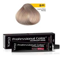 Professional Color Sem Amônia 8.89 Louro Claro Perola 60g - Yamá Professional Color Sem Amônia 8.89 Louro Claro Perola 60g - Yamá
