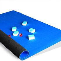Professional Game Table Cover Mahjong mat (32.6 x 32.6 in) - para Mahjong, Jogos de Cartas, Jogos de Tabuleiro, Jogos de Azul - Não-Deslizamento - Azul
