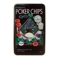Professional Poker Chips 100 Fichas Numeradas + Ficha Dealer