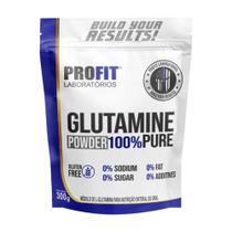 Profit Glutamina Powder 100% Pure 300g Refil - Sem sabor