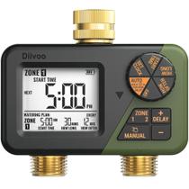 Programador de Irrigação Diivoo 2 Zonas em Latão IP66 à Prova dÁgua Programador de Irrigação Diivoo 2 Zonas em Latão IP66 à Prova dÁgua