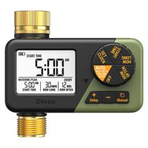 Programador de Irrigação Diivoo em Latão à Prova dÁgua IP66 Programável Programador de Irrigação Diivoo em Latão à Prova dÁgua IP66 Programável