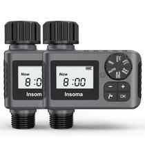 Programador de irrigação Insoma 2 unidades para mangueira de jardim e aspersor externo Programador de irrigação Insoma 2 unidades para mangueira de jardim e aspersor externo
