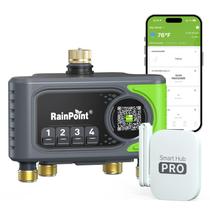 Programador de Irrigação RAINPOINT 4 Zonas WiFi Inteligente para Uso Externo Programador de Irrigação RAINPOINT 4 Zonas WiFi Inteligente para Uso Externo