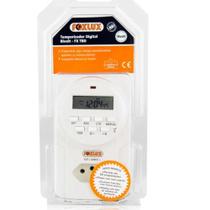 Programador Digital de Tempo Foxlux Bivolt Tomada Temporizador Programador Digital de Tempo Foxlux Bivolt Tomada Temporizador