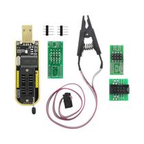 Programador USB EEPROM BIOS Série 24 25 CH341A Clip SOIC8 Adaptador 18V Adaptador SOIC8