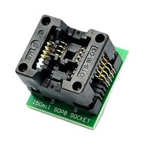 Programador USB EEPROM/Flash SOIC8/SOP8 - Ch341a, XTW100, Série 24/25