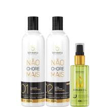 Progressiva Borabella Não Chore 2x350ml + Óleo Argan 60ml