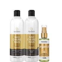 Progressiva Borabella Não Chore 2x350ml + Óleo Argan 60ml