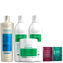 Progressiva de coco 1 Litro e Kit Hidratação Prohall