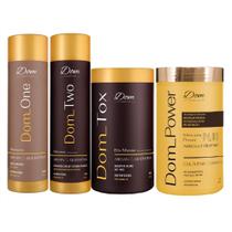 Progressiva Dom Cosméticos + Btox Massa + Mascara Power Plus Progressiva Dom Cosméticos + Btox Massa + Mascara Power Plus
