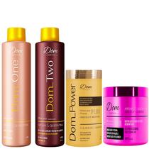 Progressiva Dom Cosméticos One Two Professional 2 Mascaras Progressiva Dom Cosméticos One Two Professional 2 Mascaras