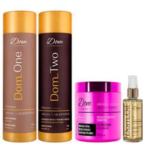 Progressiva Dom One Two Alisamento Definitivo Mascara Óleo Progressiva Dom One Two Alisamento Definitivo Mascara Óleo
