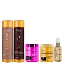 Progressiva Dom One Two Profissional 2 Mascaras Óleo Argan