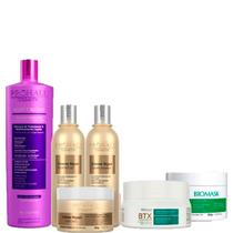 Progressiva e Btx Orgânico e Kit Manutenção com Hidratação