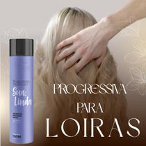 Progressiva Escova Alisamento Detok Blonde Biomax Matizador