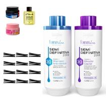 Progressiva Forever Liss Semi Definitiva +Presilhas +3 Itens