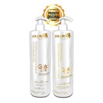 Progressiva Gold Liss Soupleliss + Shampoo Anti Resíduos 2x1000ml
