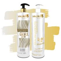 Progressiva Gold Liss Soupleliss + Shampoo Anti Resíduos 2x1000ml