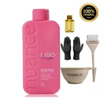 Progressiva Liso Perfeito 1 Litro Nuance Professional Kit Aplicação Progressiva Liso Perfeito 1 Litro Nuance Professional Kit Aplicação