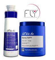 Progressiva Matizadora Organic Let Me Be Passo Único + Btx Matizador Let Me Be 1 kg