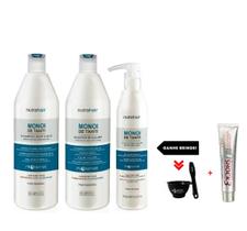Progressiva Monoi De Tahiti (3 Ítens) Nutra Hair Progressiva Monoi De Tahiti (3 Ítens) Nutra Hair