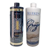 Progressiva para cabelo Luxe 1LT+ Progressiva Grego 1litro