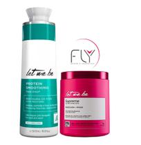 Progressiva Passo Único Let Me Be Organic 500ml + Btx Supreme Ultra Mask Hair Restore Let Me Be 1 kg