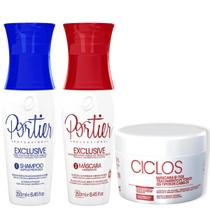 Progressiva Portier Exclusive 250ml + Ciclos B-Tox Mask 250g Original!