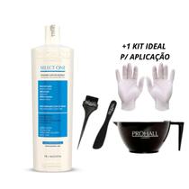 Progressiva Prohall Select One 1L com Kit Aplicação 4 ITENS