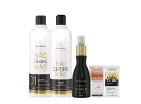 Progressiva Realinhamento Não Chore + de 350ml + Perfume Shield Borabella Progressiva Realinhamento Não Chore + de 350ml + Perfume Shield Borabella