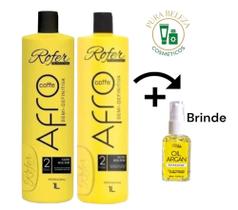 Progressiva Rofer Semi Definitiva Afro Liso Perfeito 100% + Mimo Óleo de Argan