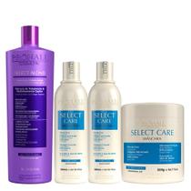 Progressiva Select Blond 1l + Kit Select Care Shampoo + Condicionador + Máscara 500g