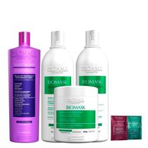 Progressiva Select Blond e Kit Biomask Hidratação Prohall