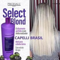 Progressiva Select Blond Para Loiras Prohall 1 Litro - Prohall Cosmetic