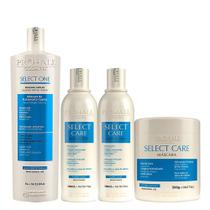 Progressiva Select One 1l + Kit Select Care Shampoo + Condicionador + Máscara 500g