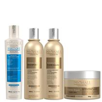Progressiva Select One 300ml + Kit Home Care Shampoo 300ml + Condicionador 300ml + Máscara 300g Extreme Repair