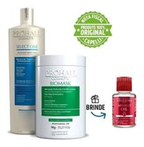 Prohall Escova Progressiva 1lt + Máscara Biomask 1kg Prohall Escova Progressiva 1lt + Máscara Biomask 1kg