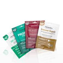 Prohall Kit 4 Sachês 50g - Biomask, Extreme Repair, Proboo Fiber e Equalize