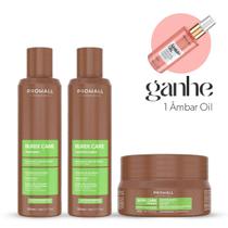 Prohall Kit Burix Care: Shampoo, Condicionador e Máscara 300g
