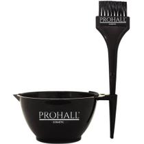 Prohall - Kit Tigela e Pincel Profissional Aplicação de Cremes Preto (2 Produtos) Prohall - Kit Tigela e Pincel Profissional Aplicação de Cremes Preto (2 Produtos)