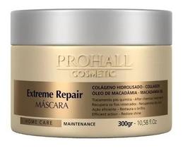 Prohall Mascara Extreme Repair 300g Cabelo Com Química hidrata profundamente regenera fios recuperando danos sofridos tr