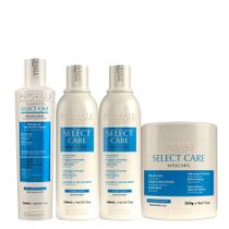 Prohall Progressiva Select One 300ml + Kit Select Care Shampoo + Condicionador 300ml + Máscara 500g