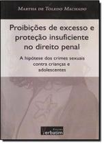 Proibicoes de excesso e protecao insuficiente no direito penal - VERBATIM EDITORA