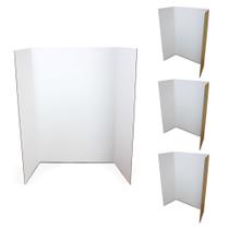 Project Boards Flipside Products 91,44 cm x 121,92 cm, branco, pacote com 4 Project Boards Flipside Products 91,44 cm x 121,92 cm, branco, pacote com 4