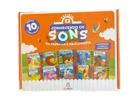 Projeto Educacional Conhecendo os sons da Fazenda e Floresta - Box com 10 livros sonoros + livro do professor - BLU EDITORA