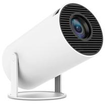 Projetor 1080p Bivolt Branco Wifi Portátil Suporta 4k