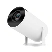 Projetor 4K Branco Hy300 Imagens Vibrantes e Ângulo Ajustável